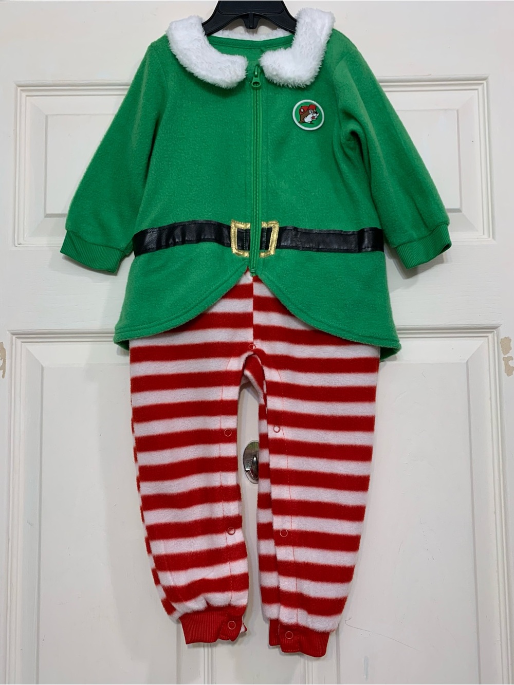 Buc-EE’s Baby Christmas Unisex One Piece 12-18mon Elf Outfit. 3615